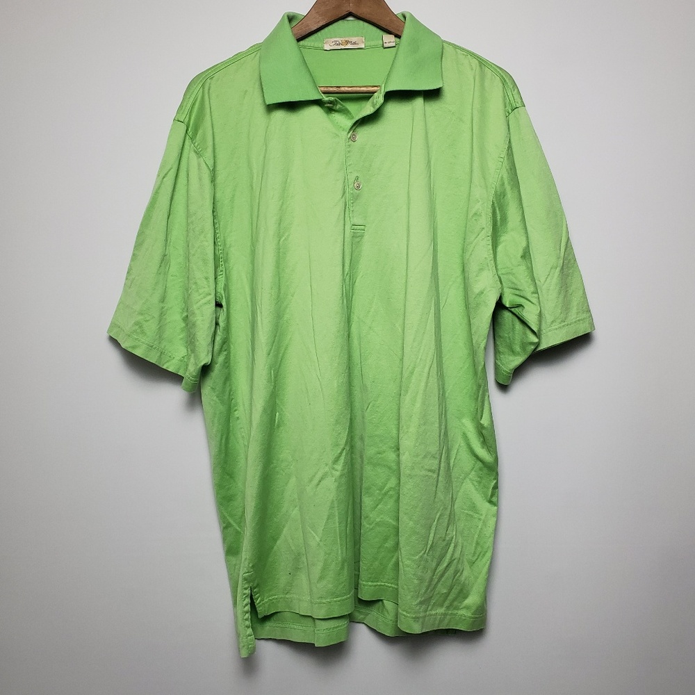 Peter Millar Men's Short Sleeves Polo Size XL
